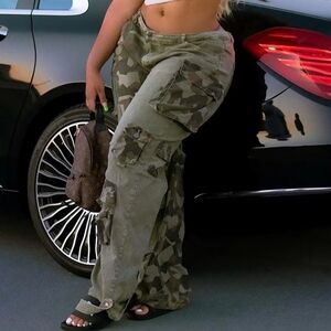 Upgrade You Wide Leg Camo Pants